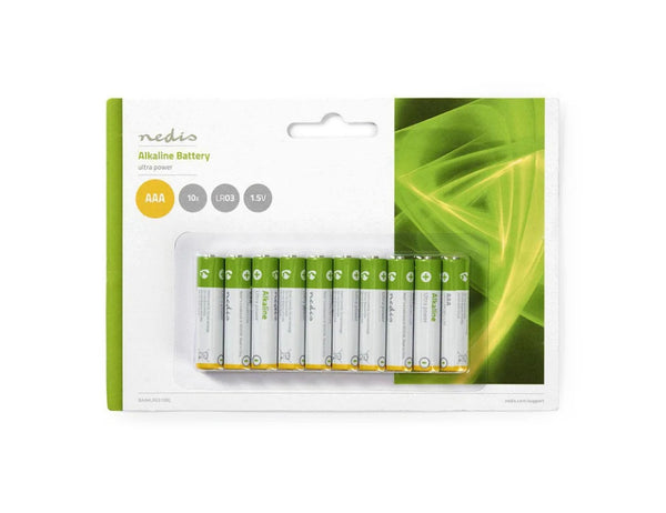 Nedis aaa batterij - alkaline - 10 stuks