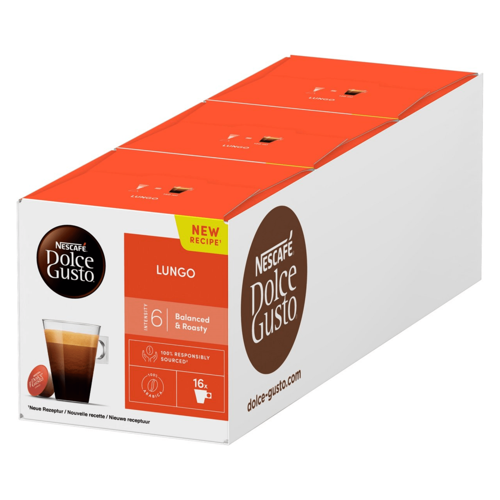 Nescafé dolce gusto capsules lungo - 48 koffiecups voor 48 koppen koffie