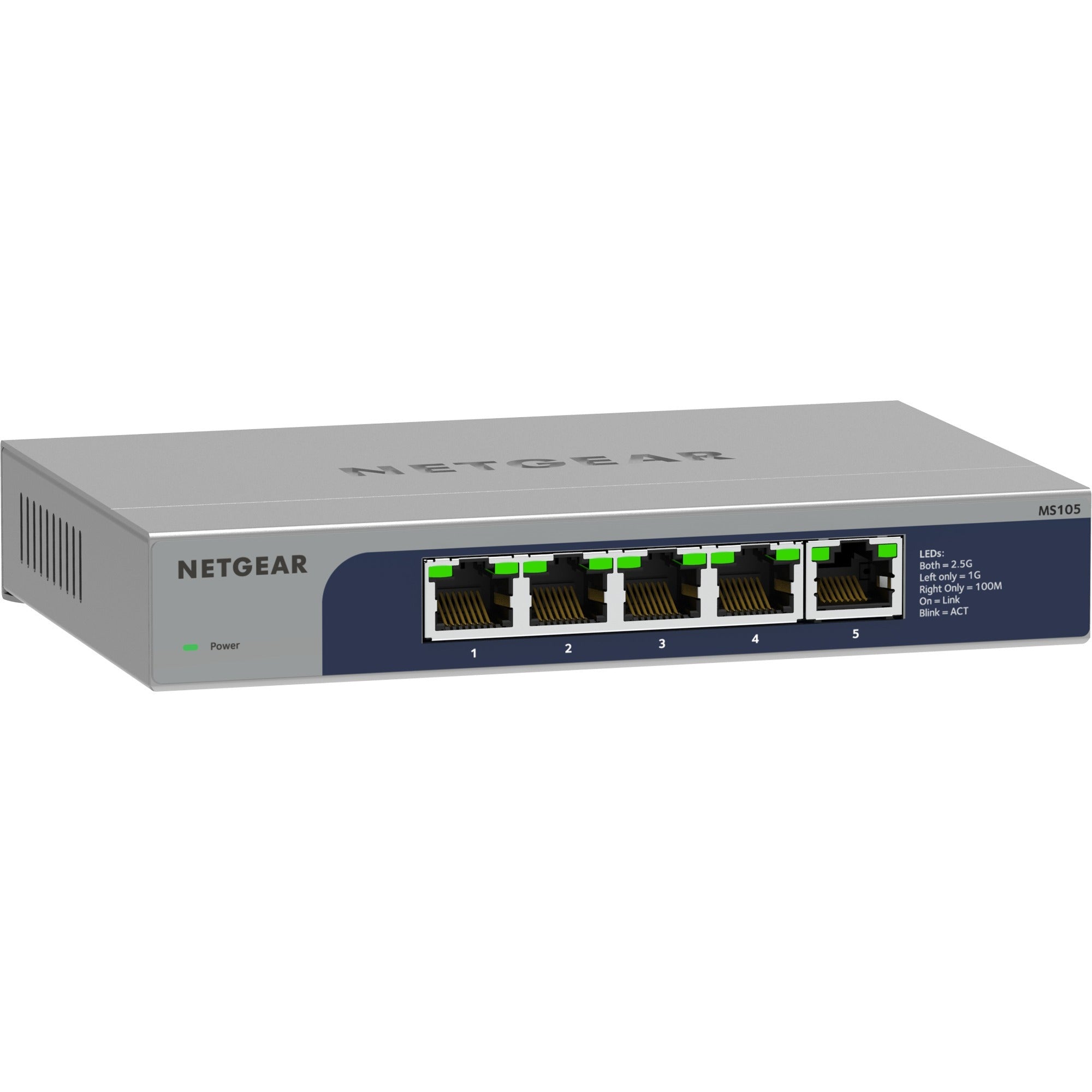 Netgear 5-poorts Multi-Gigabit 2,5G Ethernet Onbeheerde swi