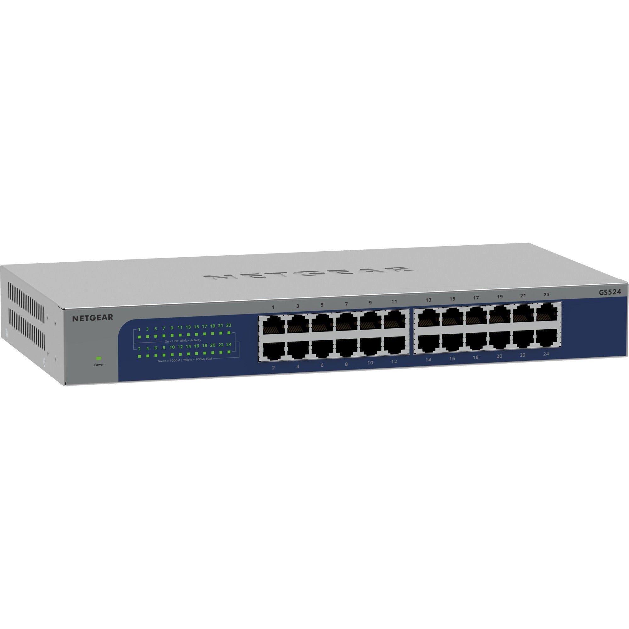 Netgear GS524 24-poorts Gigabit Ethernet onbeheerde switch