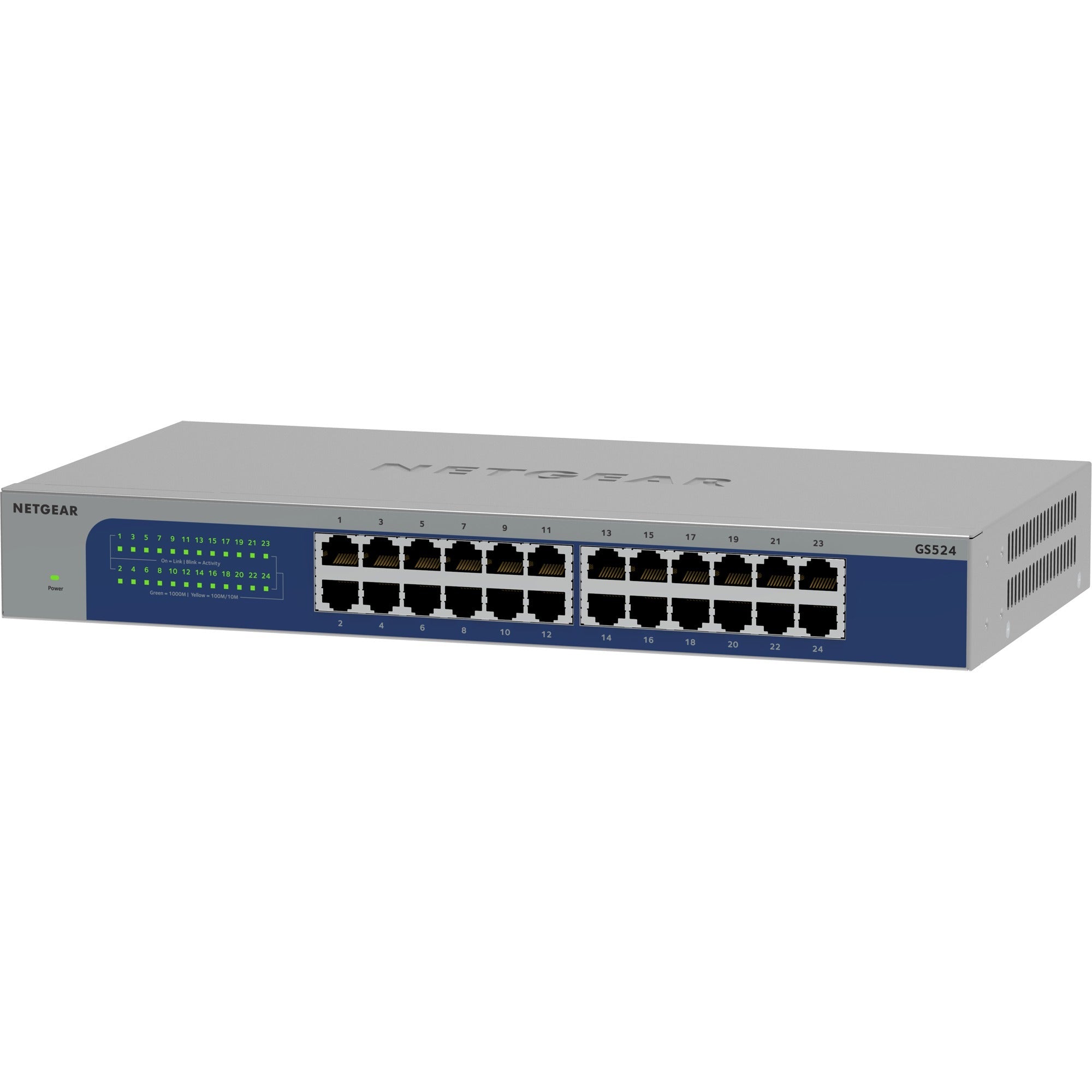 Netgear GS524 24-poorts Gigabit Ethernet onbeheerde switch