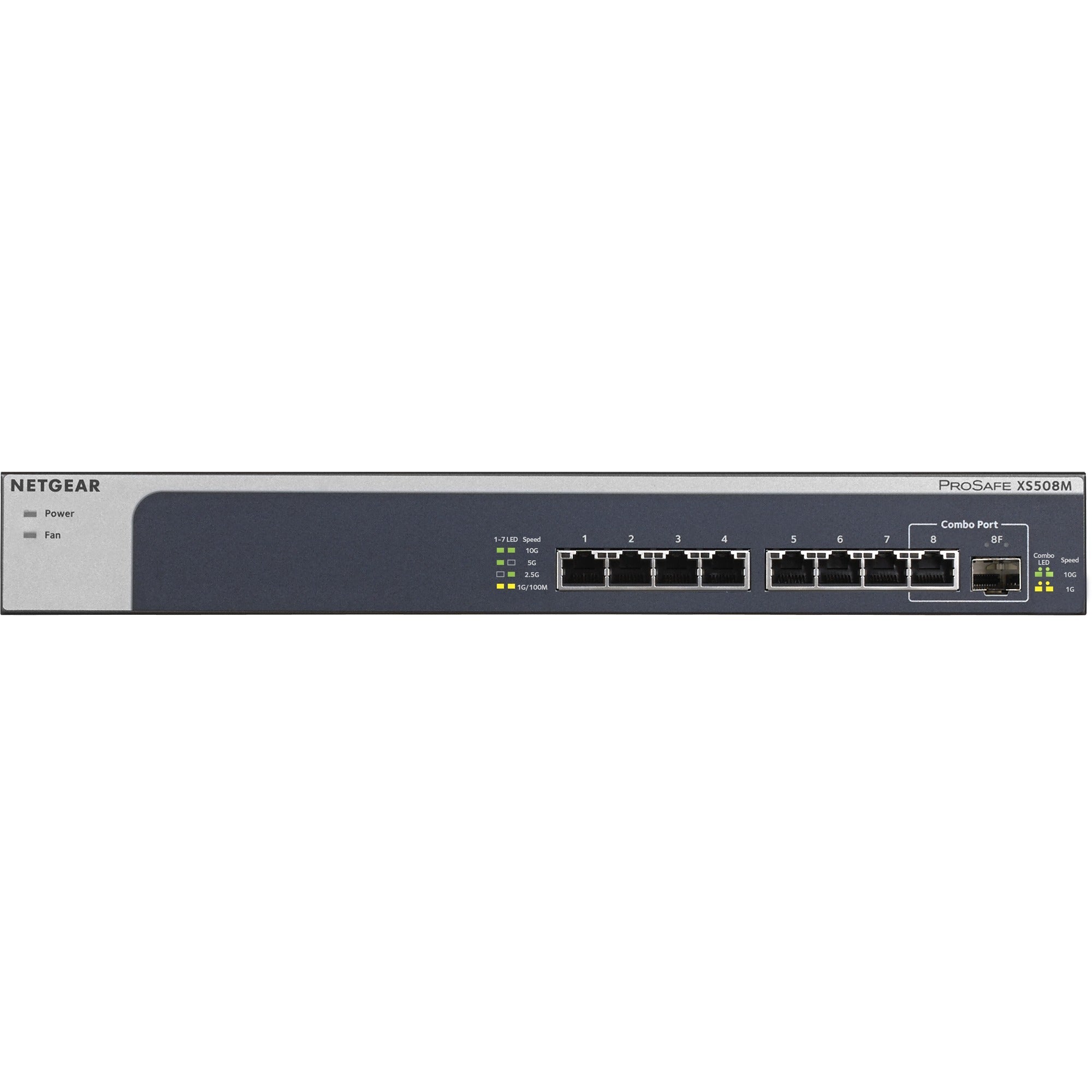 Netgear Netgear XS508M onbeheerde switch