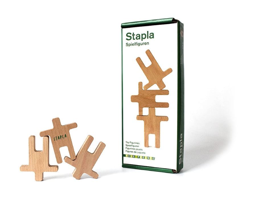 Nieuwe vriend stapla - speelfiguren naturel
