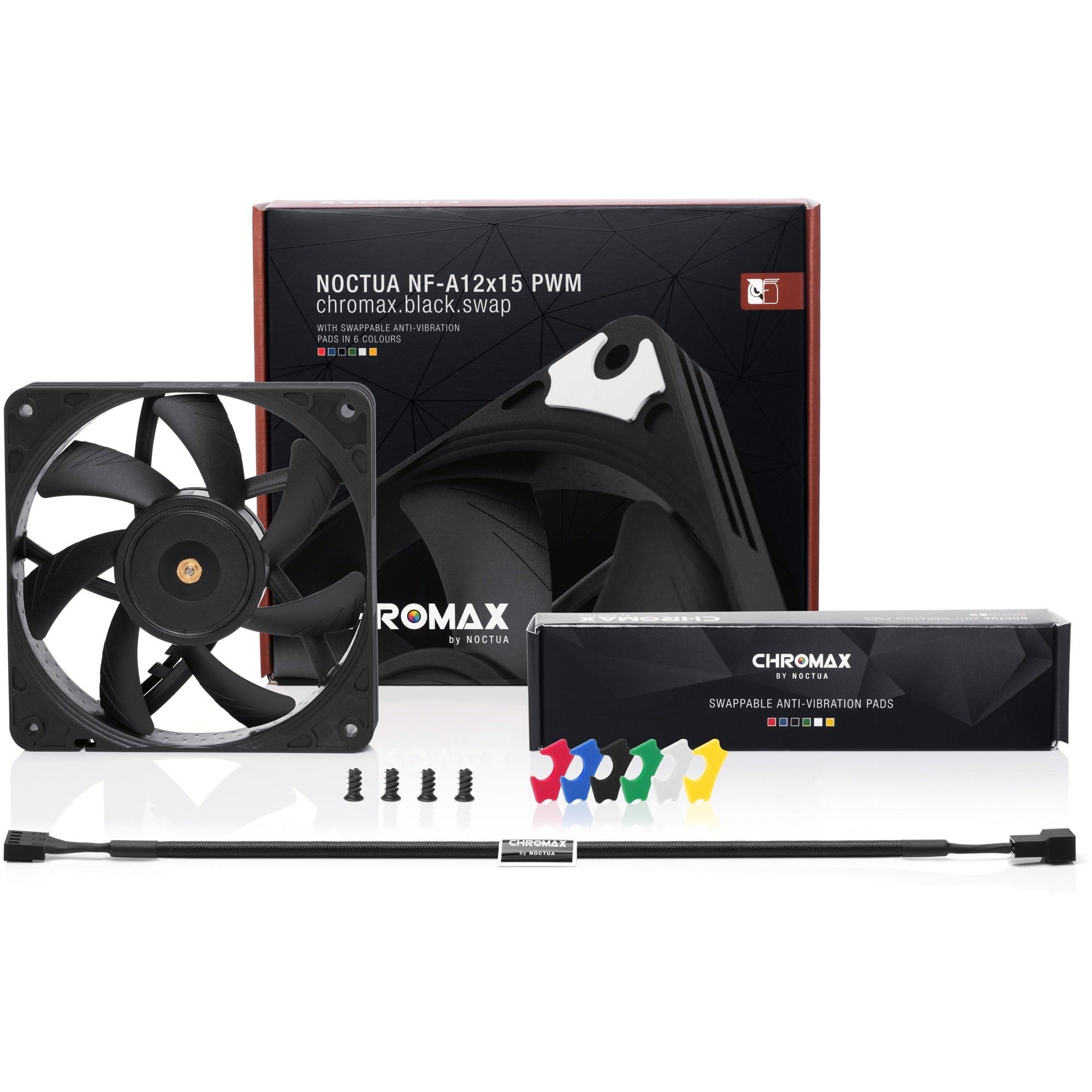 Noctua Noctua NF-A12x15 PWM chromax.zwart.wissel