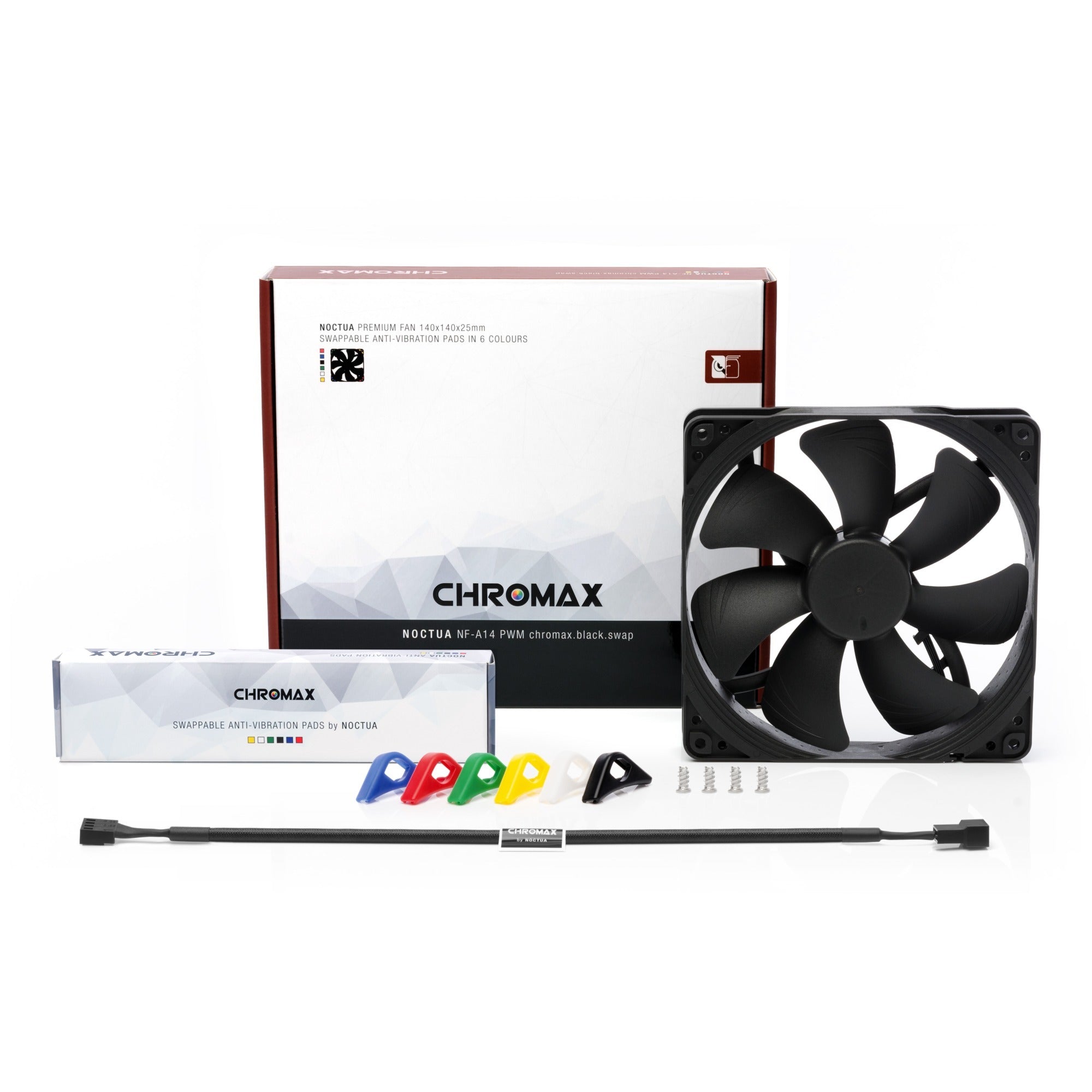 Noctua NF-A14 PWM Chromax.Zwart.Swap