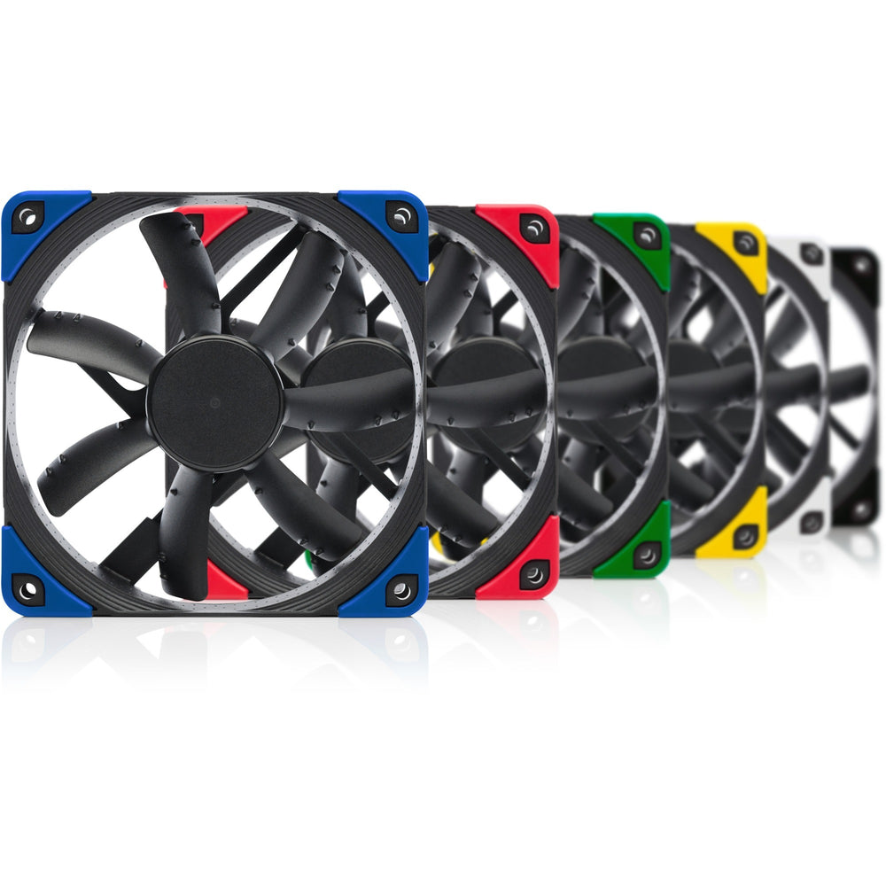 Noctua nf-s12a pwm chromax.black.swap case fan (zwart, 120 x 120 x 25 mm)