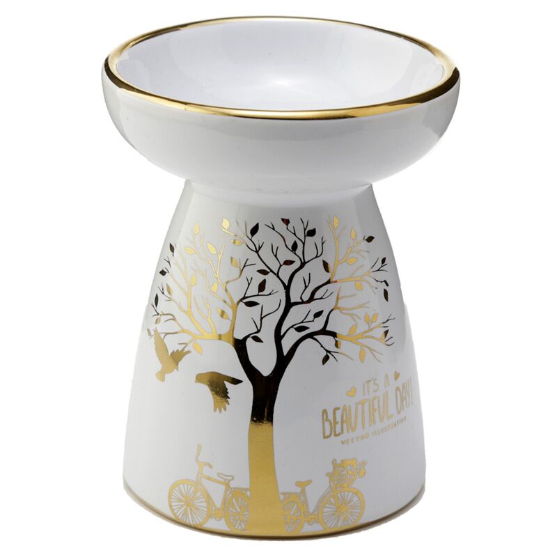 Eden gouden boom keramiek olie- en wax geurbrander
