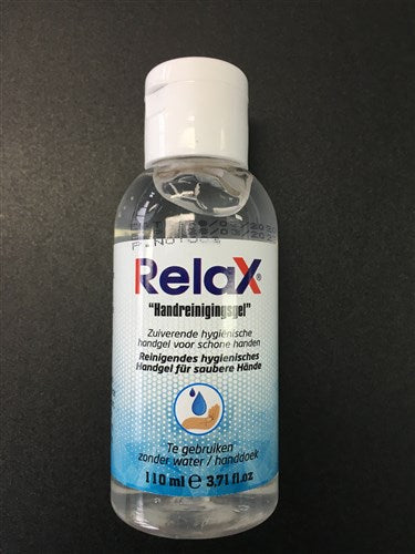 Relax handreinigingsgel 110ml desinfecterend 70% alcohol