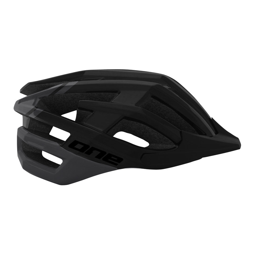 One helm mtb race sm (54-58) zwart grijs