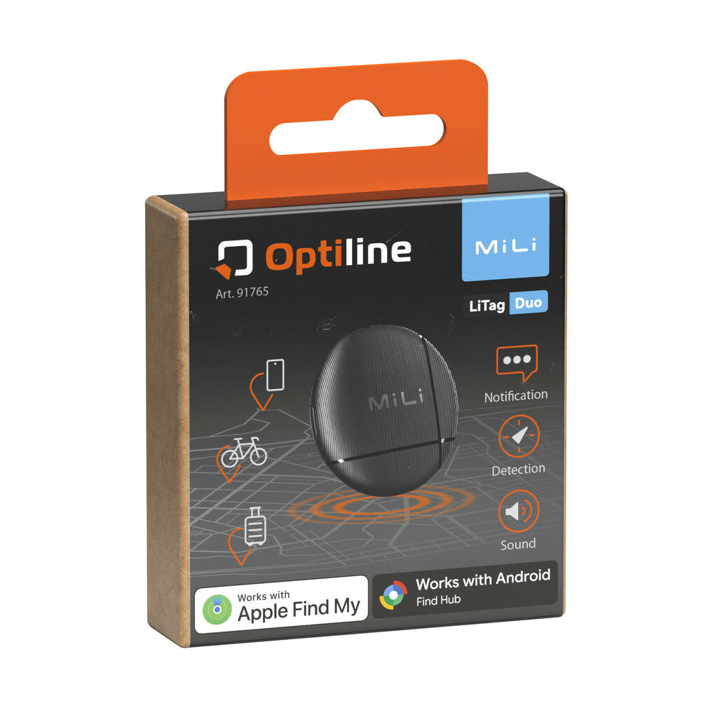 Optiline duo tag smart tracker android apple