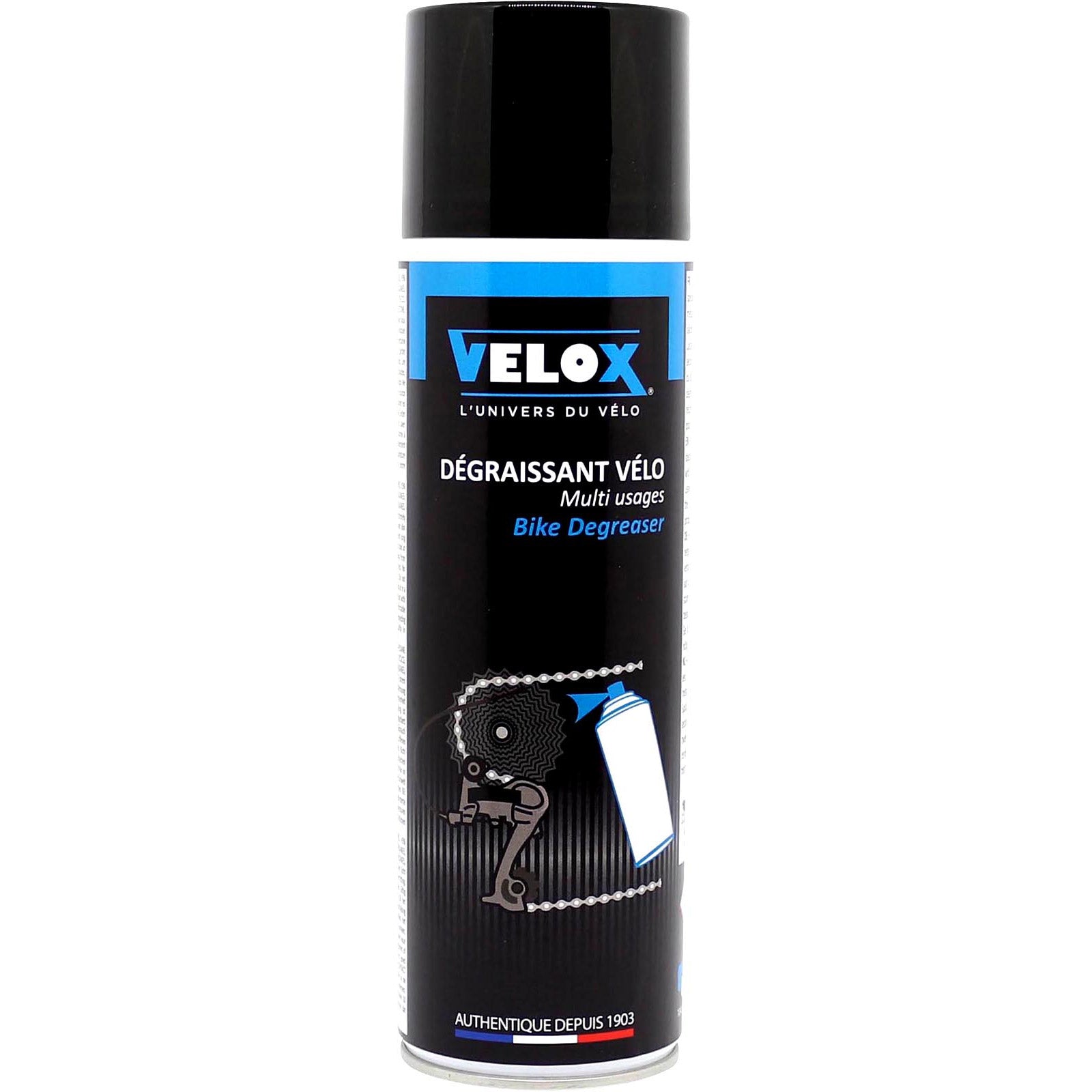 Velox dégraissant chaîne et cassette aérosol 400ml