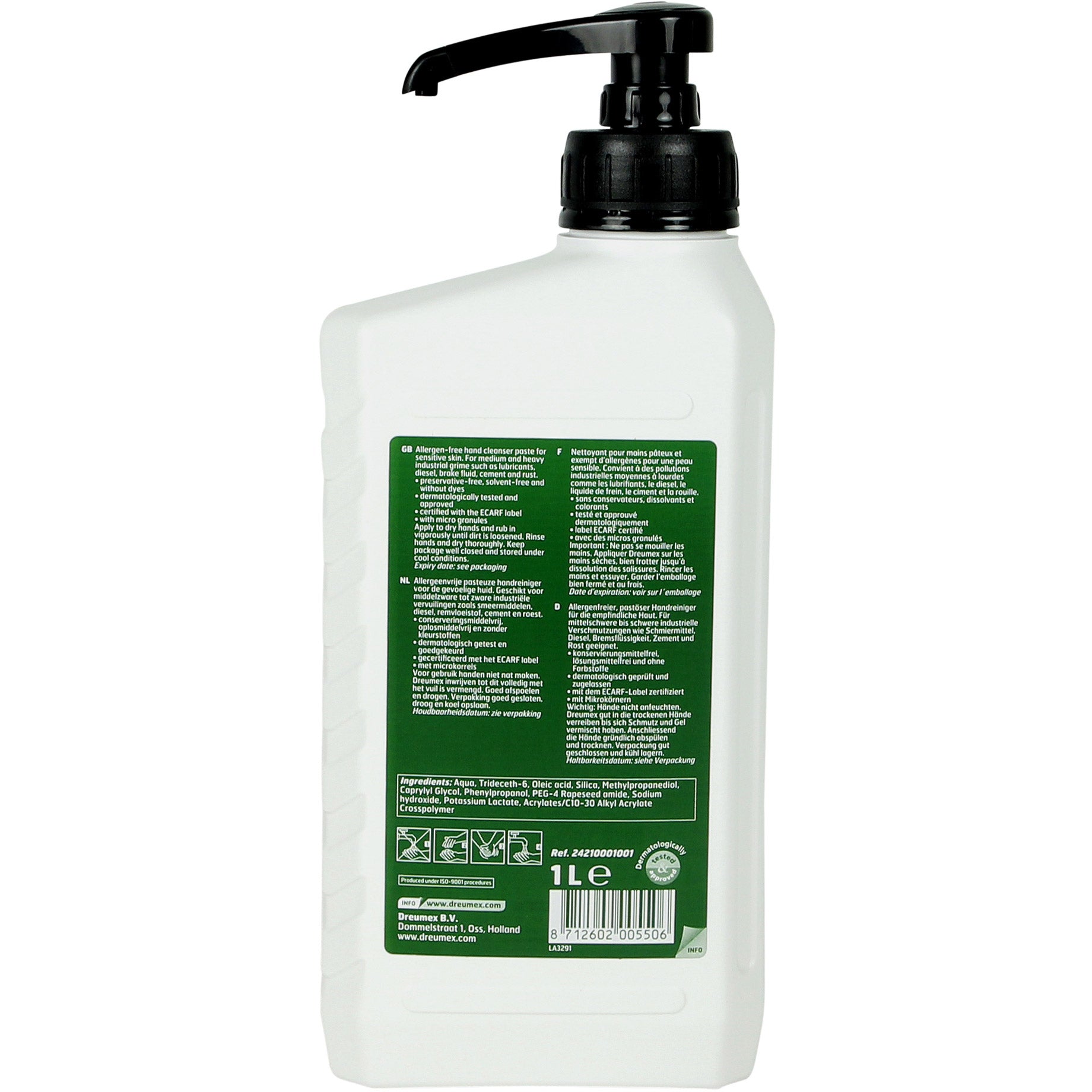 Dreumex handreinigingspasta gevoelig 1l