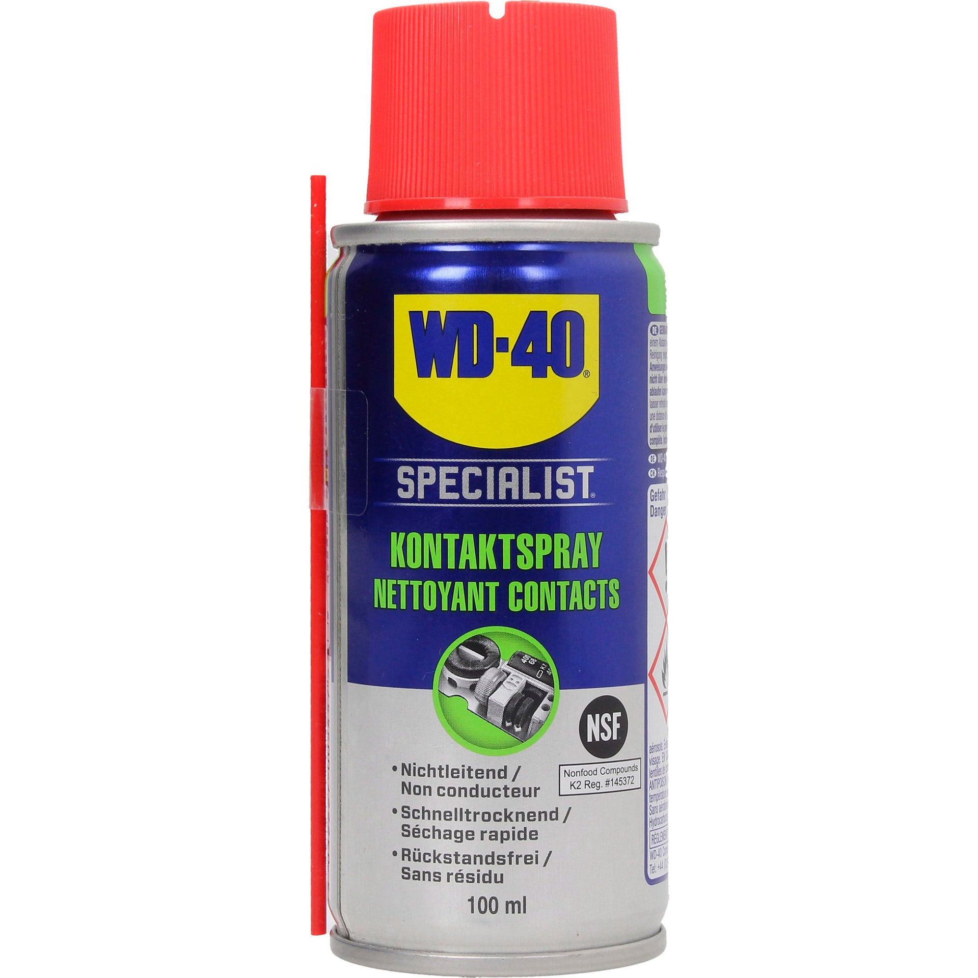 Spray de contact spécialiste WD40 100 ml