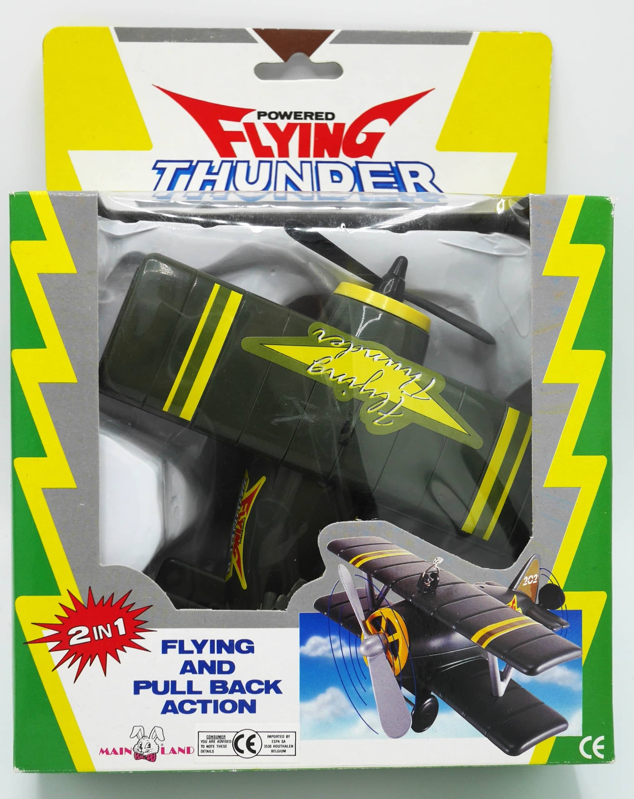 Van der Doelen vliegend dondervliegtuig met pul achterkant of hang hem aan het plafond