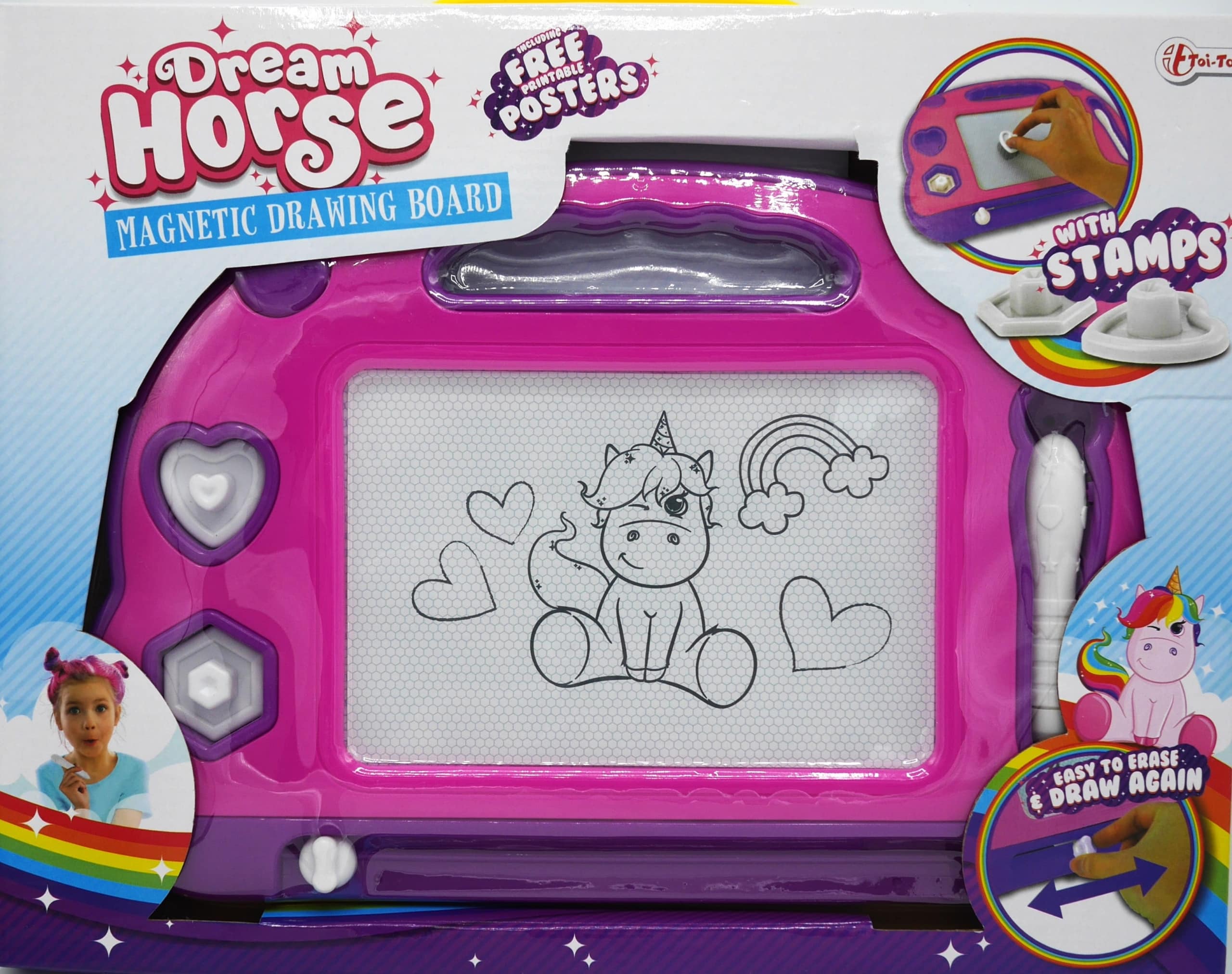 Toi-toys droompaard magnetisch tekenbord