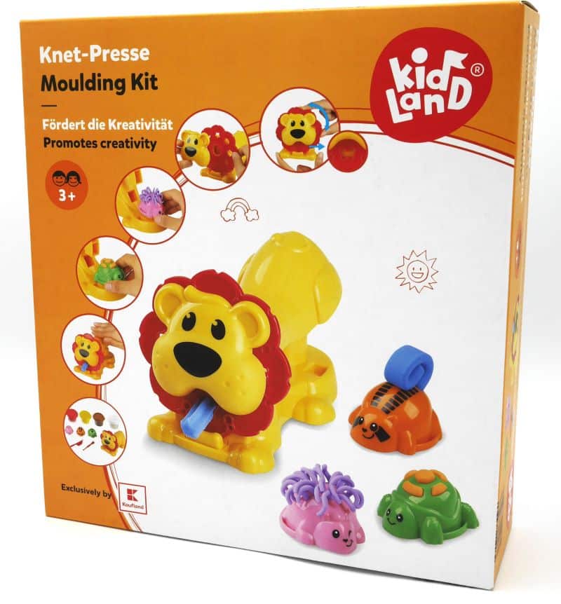 Playgo deegkleiset met een leeuw als kleipers