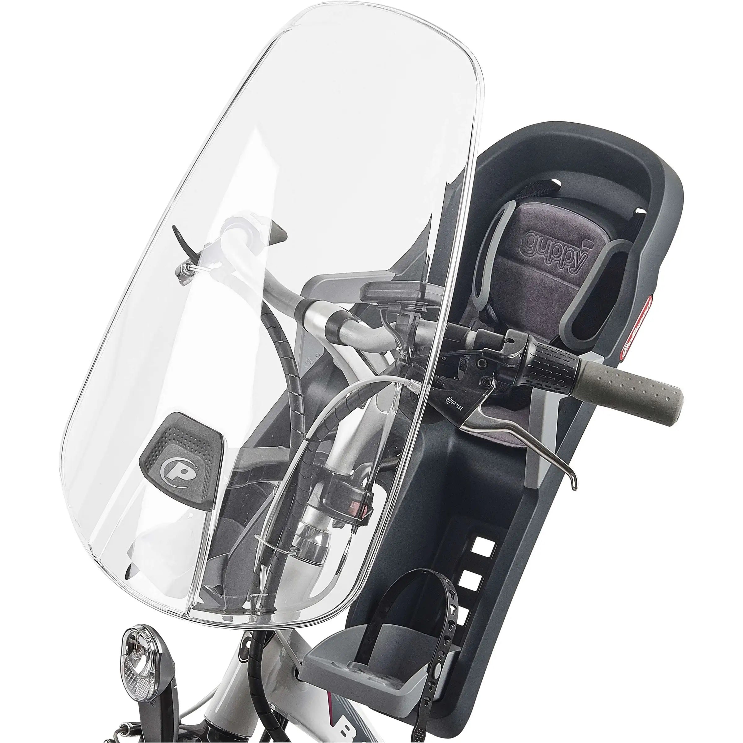 Polisport windschermmontage aan blok