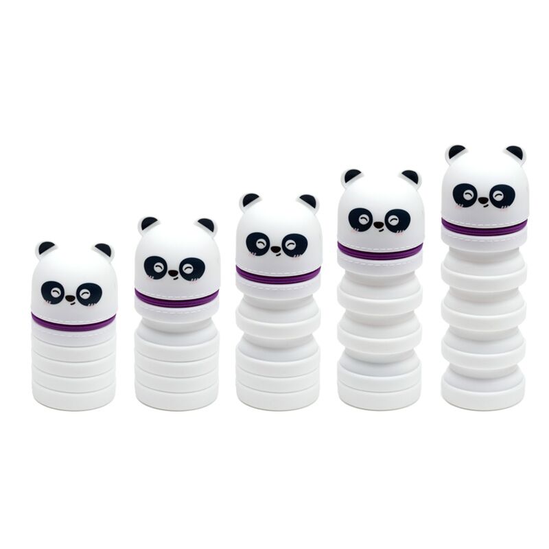 Adoramals panda pop-up siliconen potloodtui