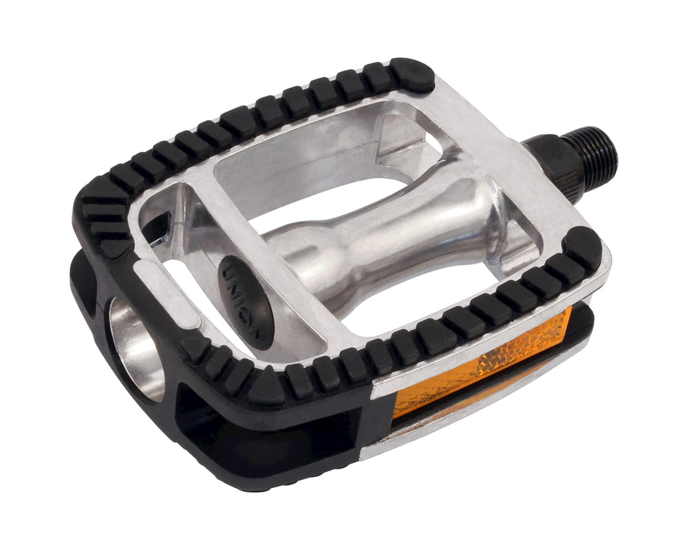 Union pedaal SP-812 EDB als alu zilver antislip zwart