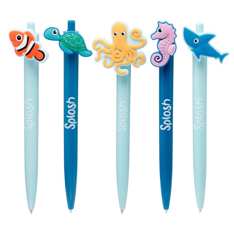 Splosh verrassing zeeleven pvc pen - zwart