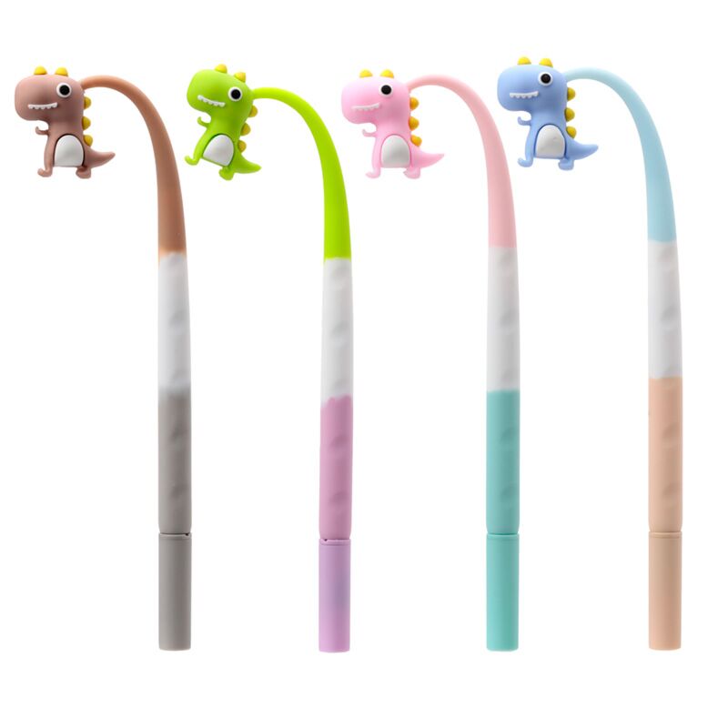 Dinosauria fijnschrijver pen - zwart