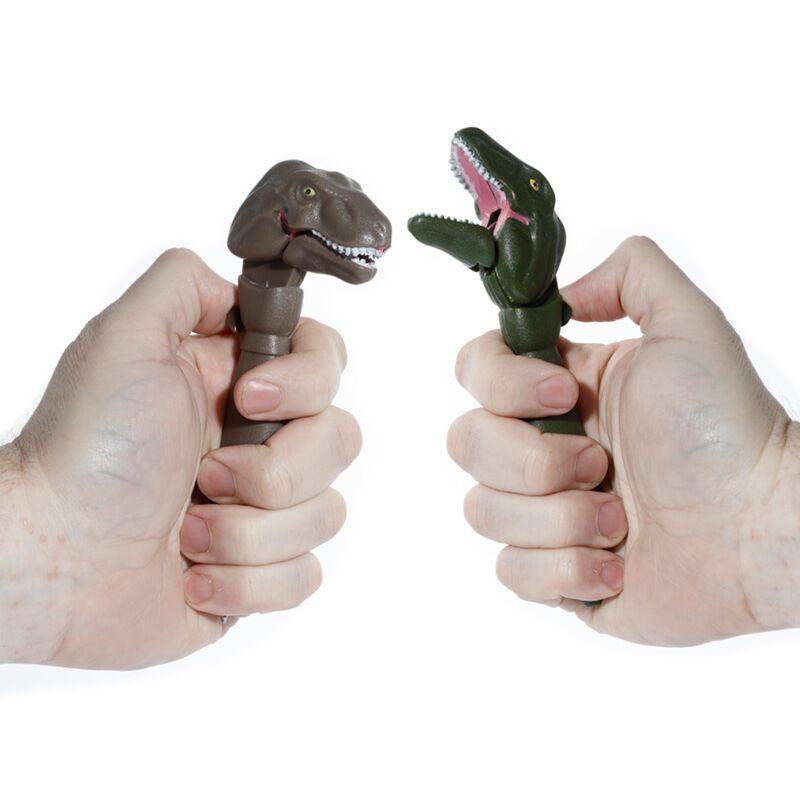 Dinosauria dinosaurus plastic pen - blauw