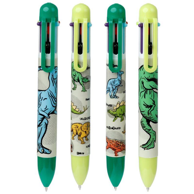 Dinosauria meer kleuren pen (6 kleuren)
