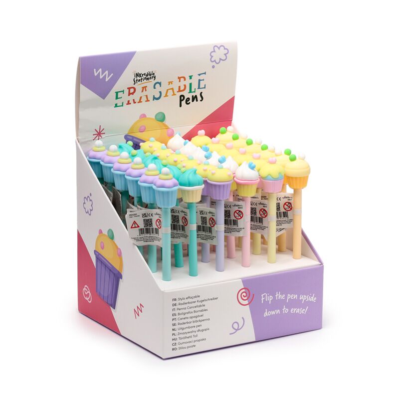 Ongelooflijke uitwisbare pen cupcake