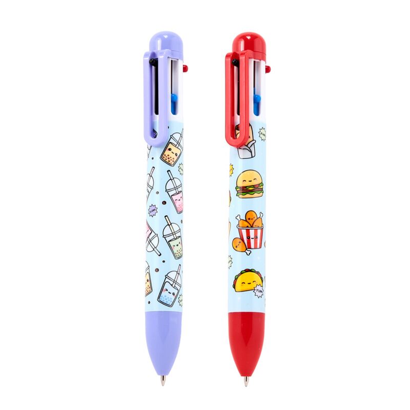 Foodiemals meer kleuren pen (6 kleuren)