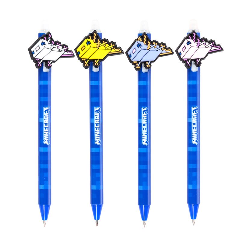 Union inkredible uitwisbare pen met pvc minecraft top