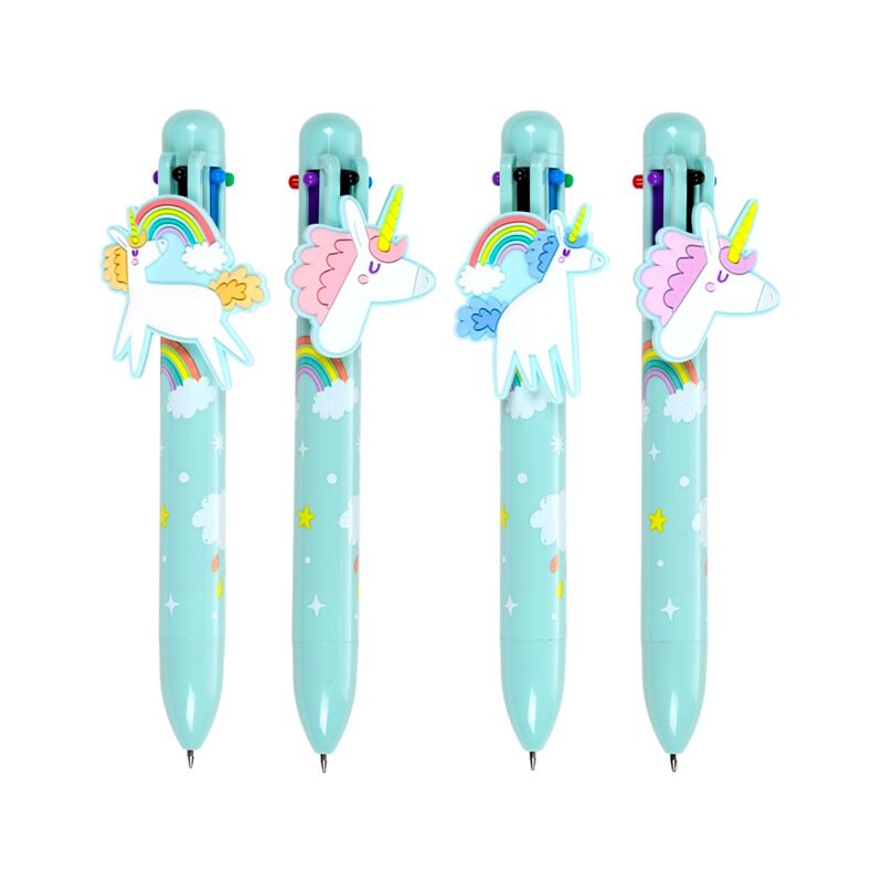 Unicorn magic meerkleurige pen (6 kleuren)