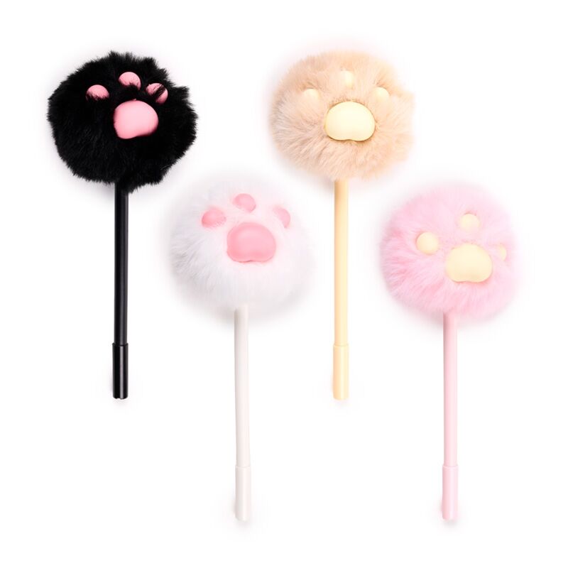 Beans co katten fijnschrijver pom pom pen