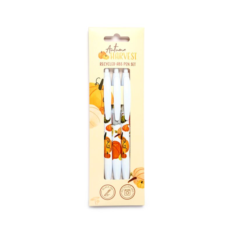 Autumn harvest gerecycled abs (rabs) 3-delige pennenset