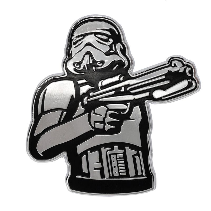 De originele stormtrooper emaille button badge