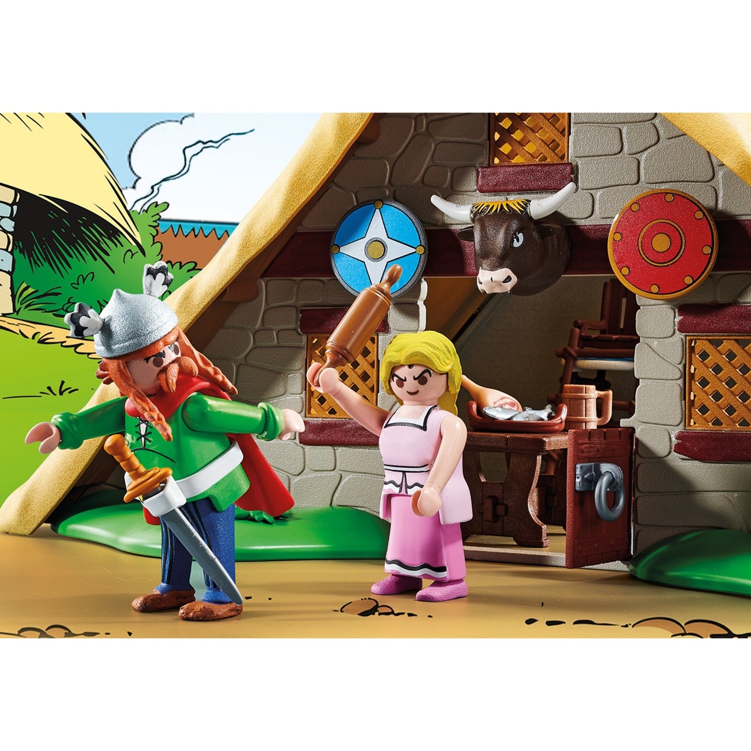 PLAYMOBIL Asterixhut van Heroix 70932