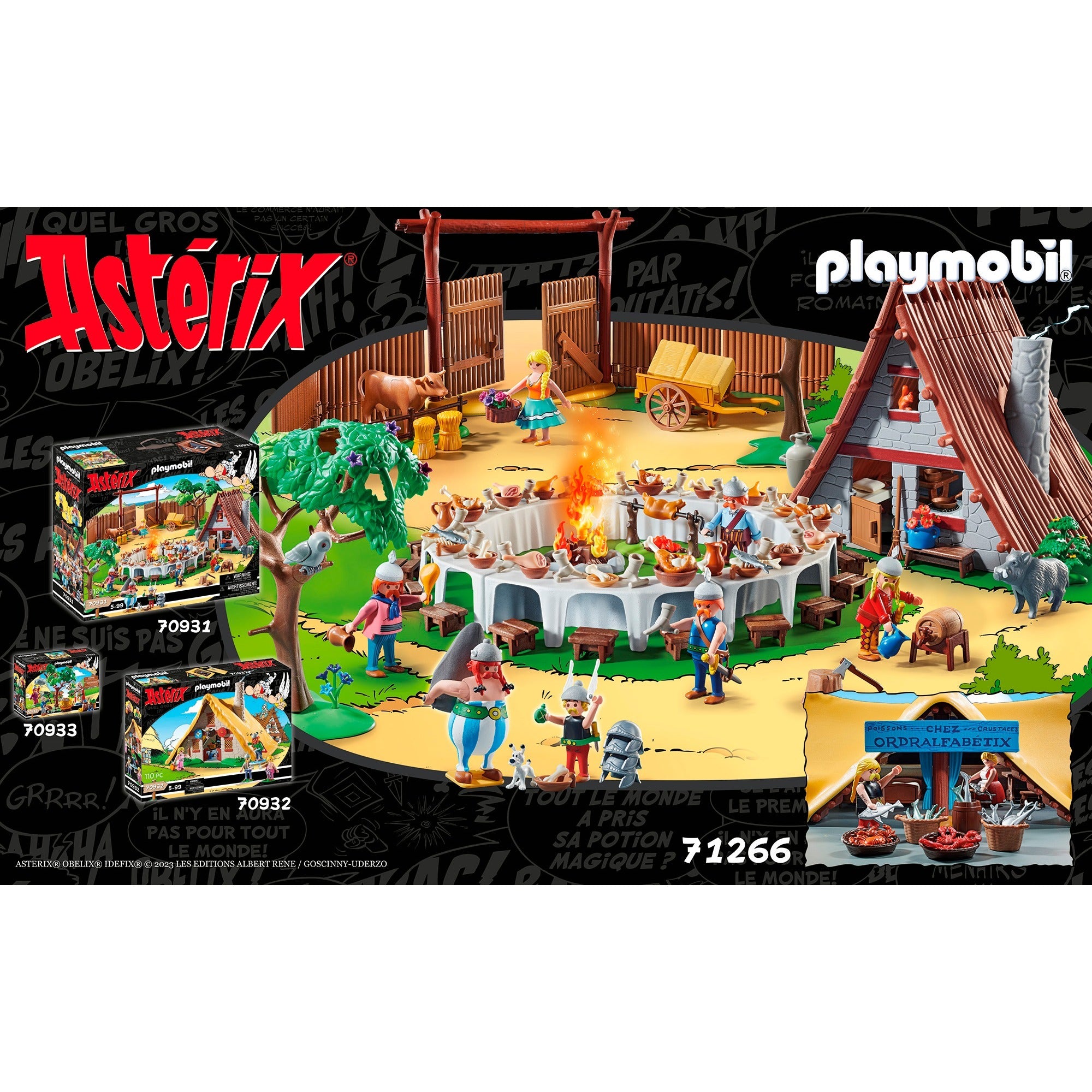 PLAYMOBIL Asterix De Hut van Hoefnix 71266
