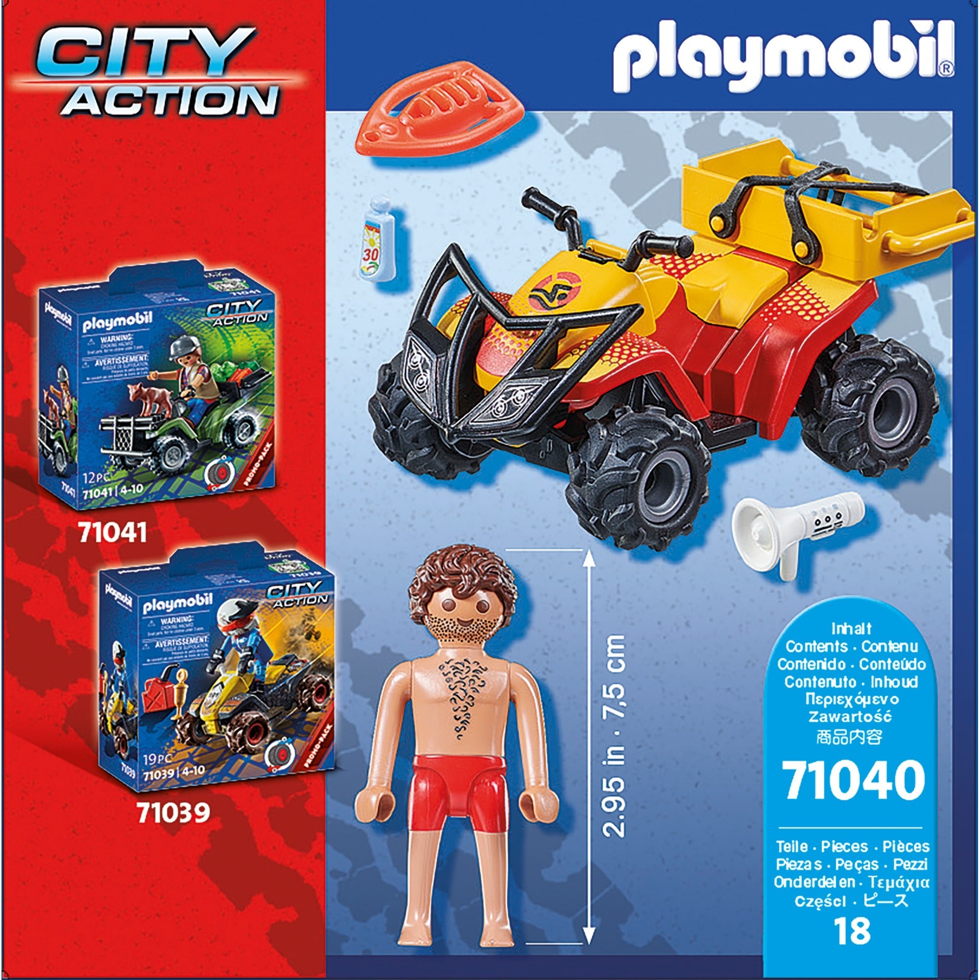 PLAYMOBIL City Action Badmeester Quad 71040
