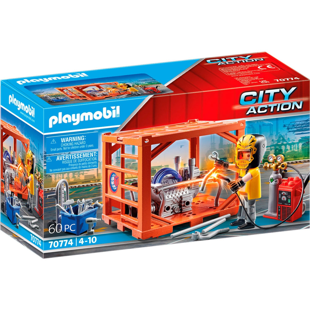 PLAYMOBIL City Action Container productie