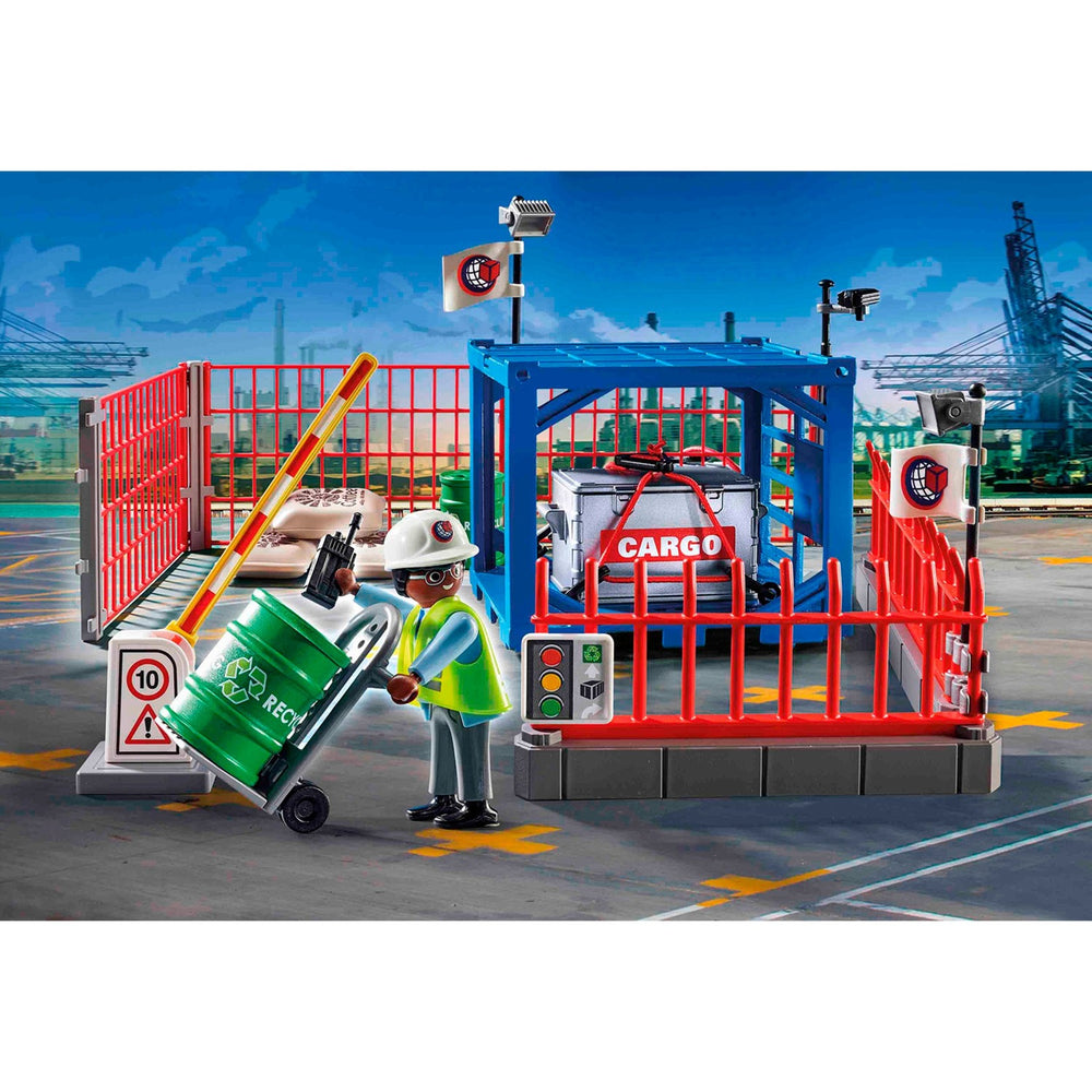 Playmobil city action - goederenmagazijn constructiespeelgoed (70773)
