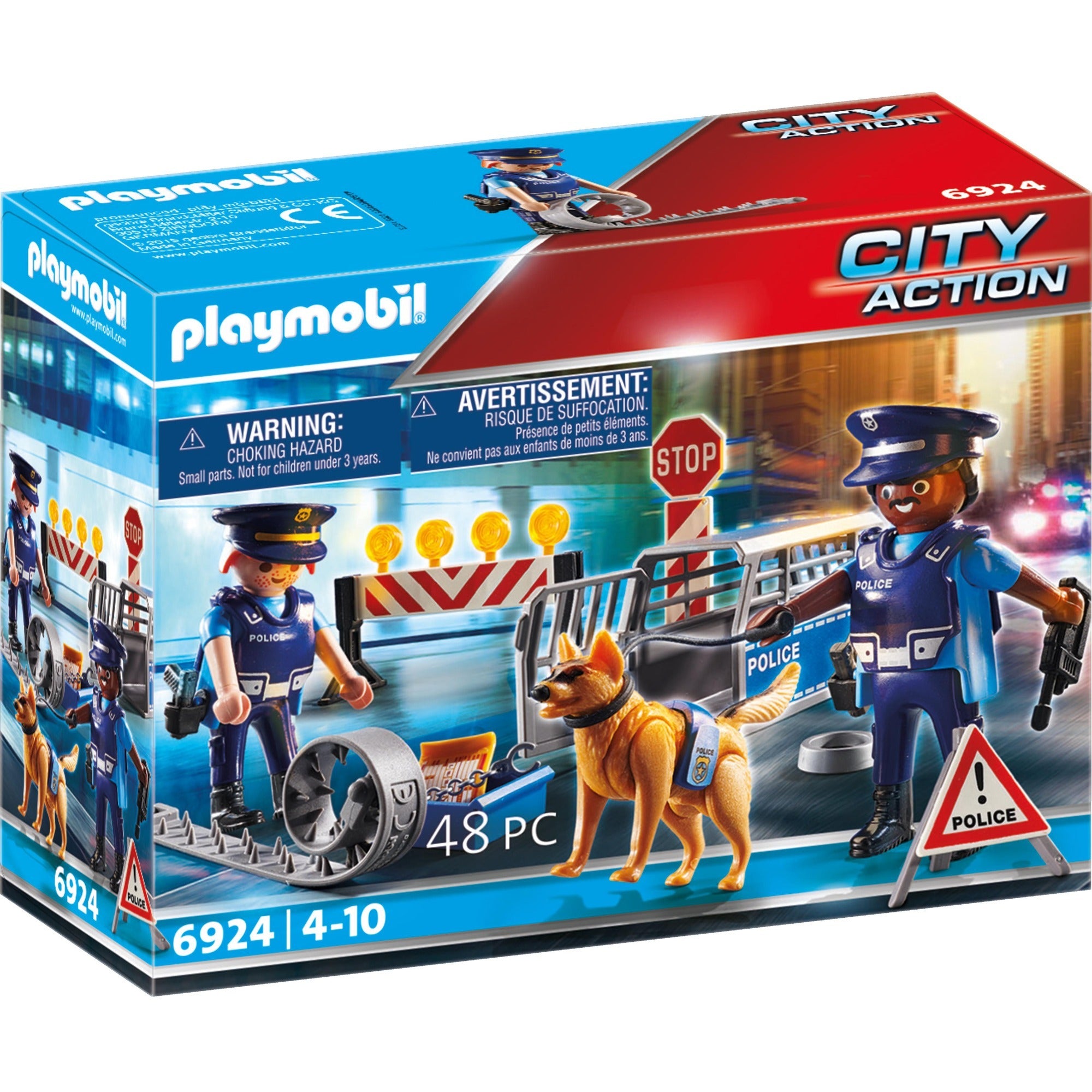 Playmobil City Action Politiewegversperring - 6924