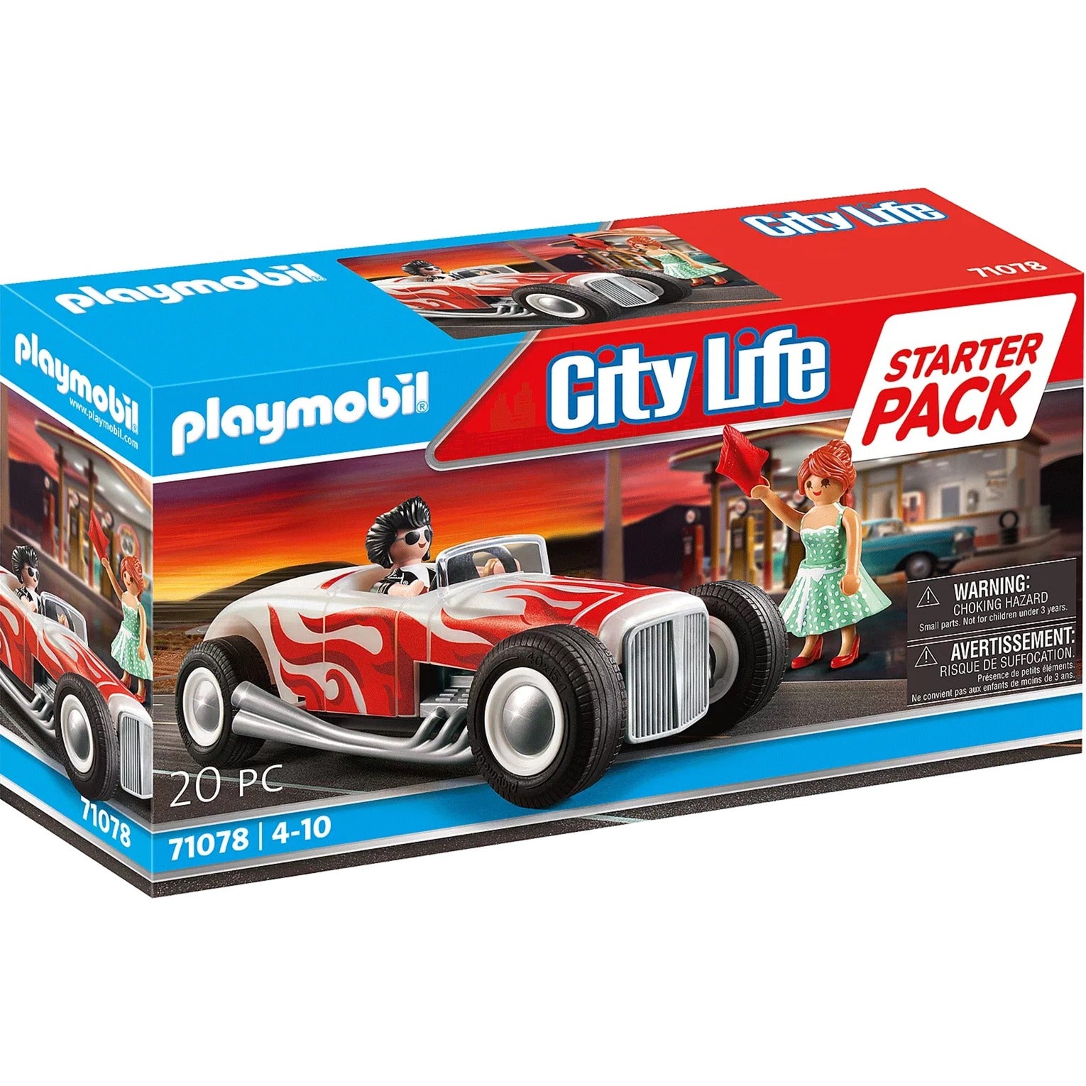 PLAYMOBIL City Life Starterpack Hot Rod 71078