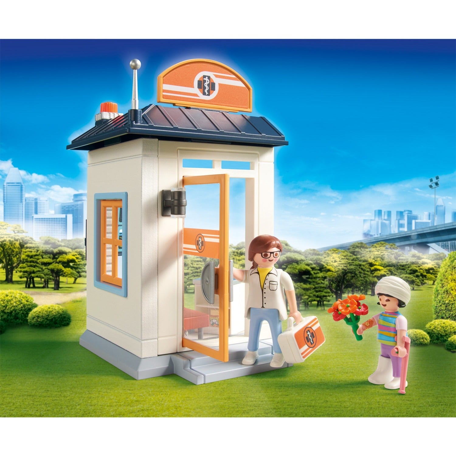 PLAYMOBIL City Life Starterset Kinderarts 70818