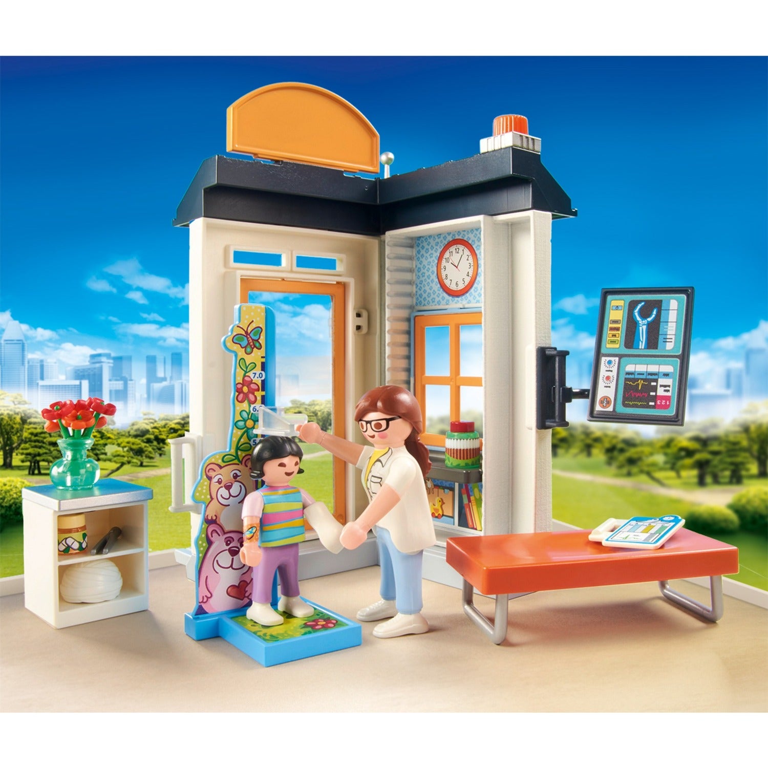 PLAYMOBIL City Life Starterset Kinderarts 70818