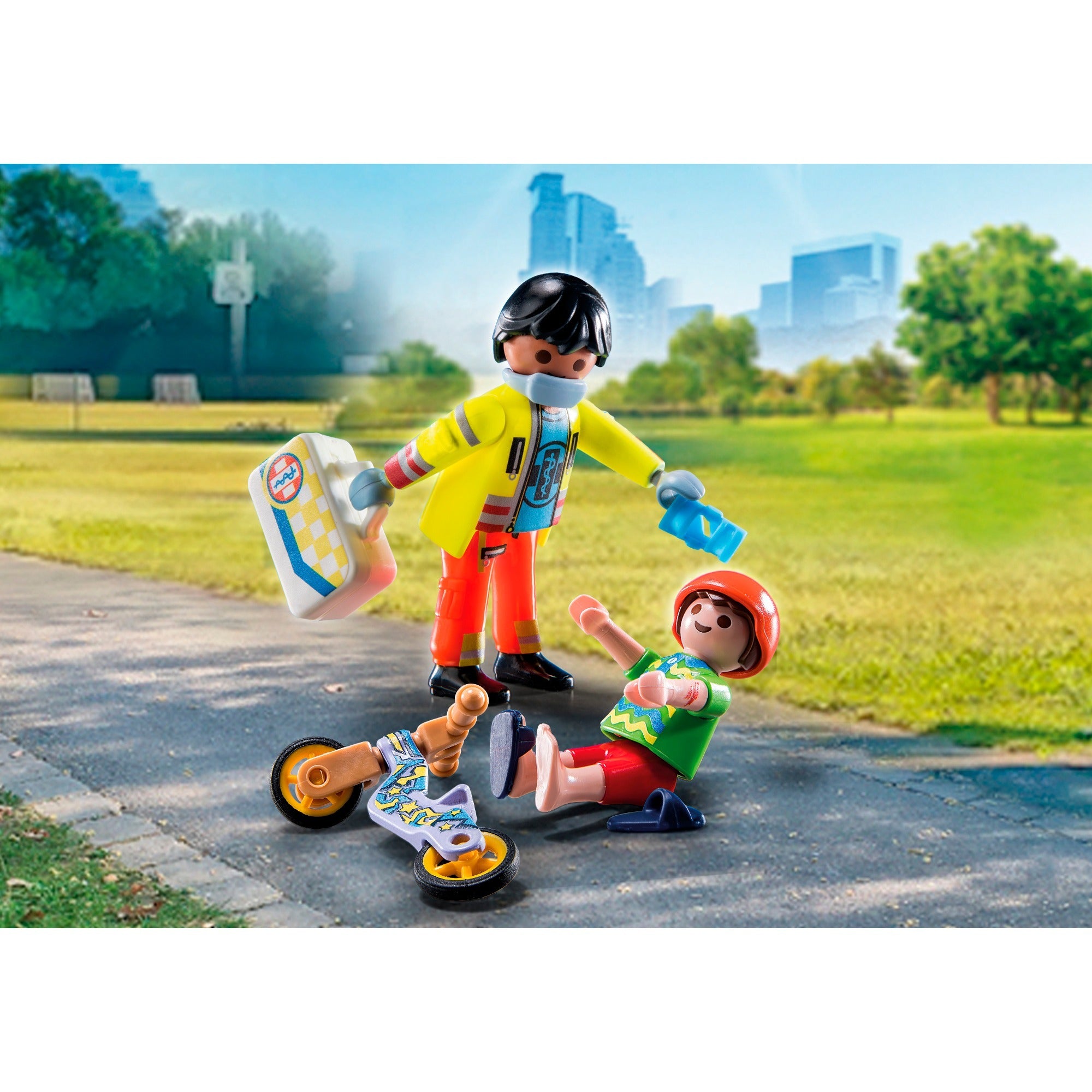 PLAYMOBIL City Life Verpleegkundige ontmoette patiënt 71245