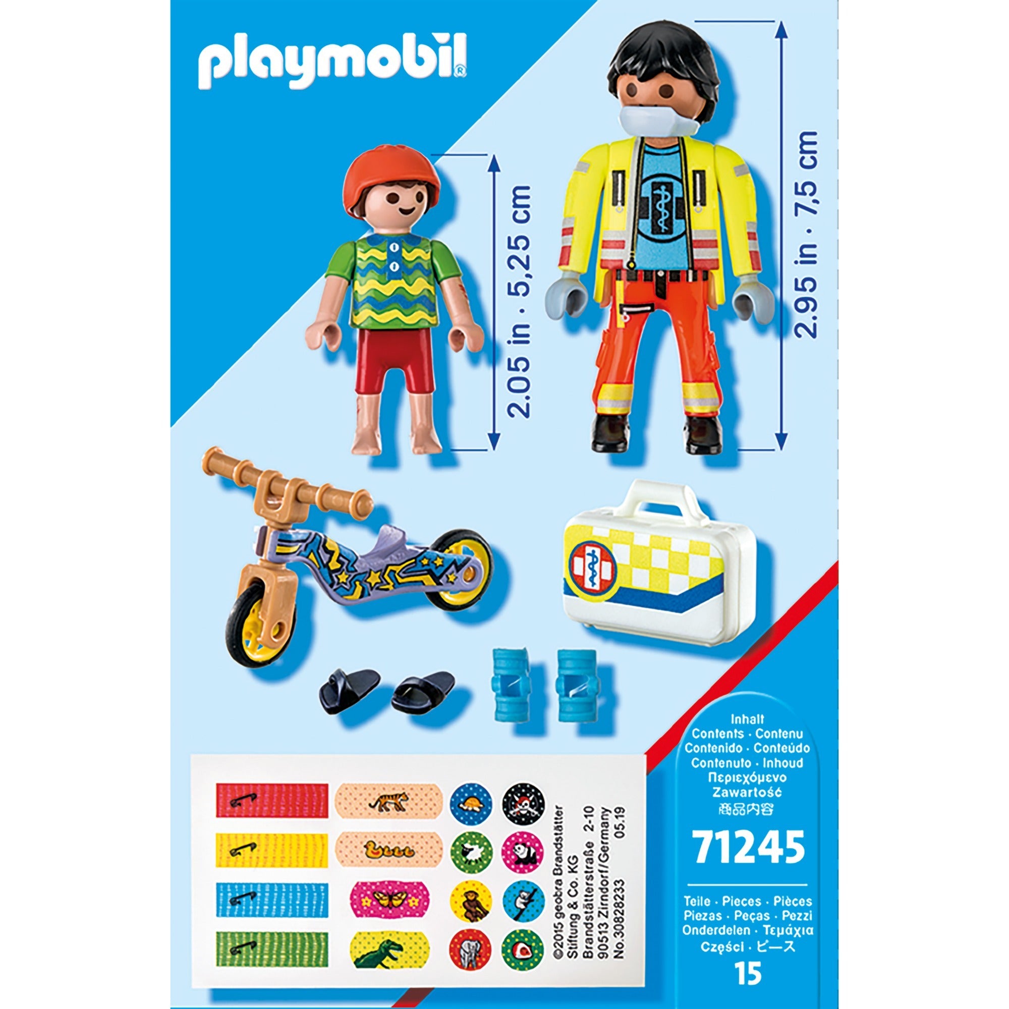 PLAYMOBIL City Life Verpleegkundige ontmoette patiënt 71245