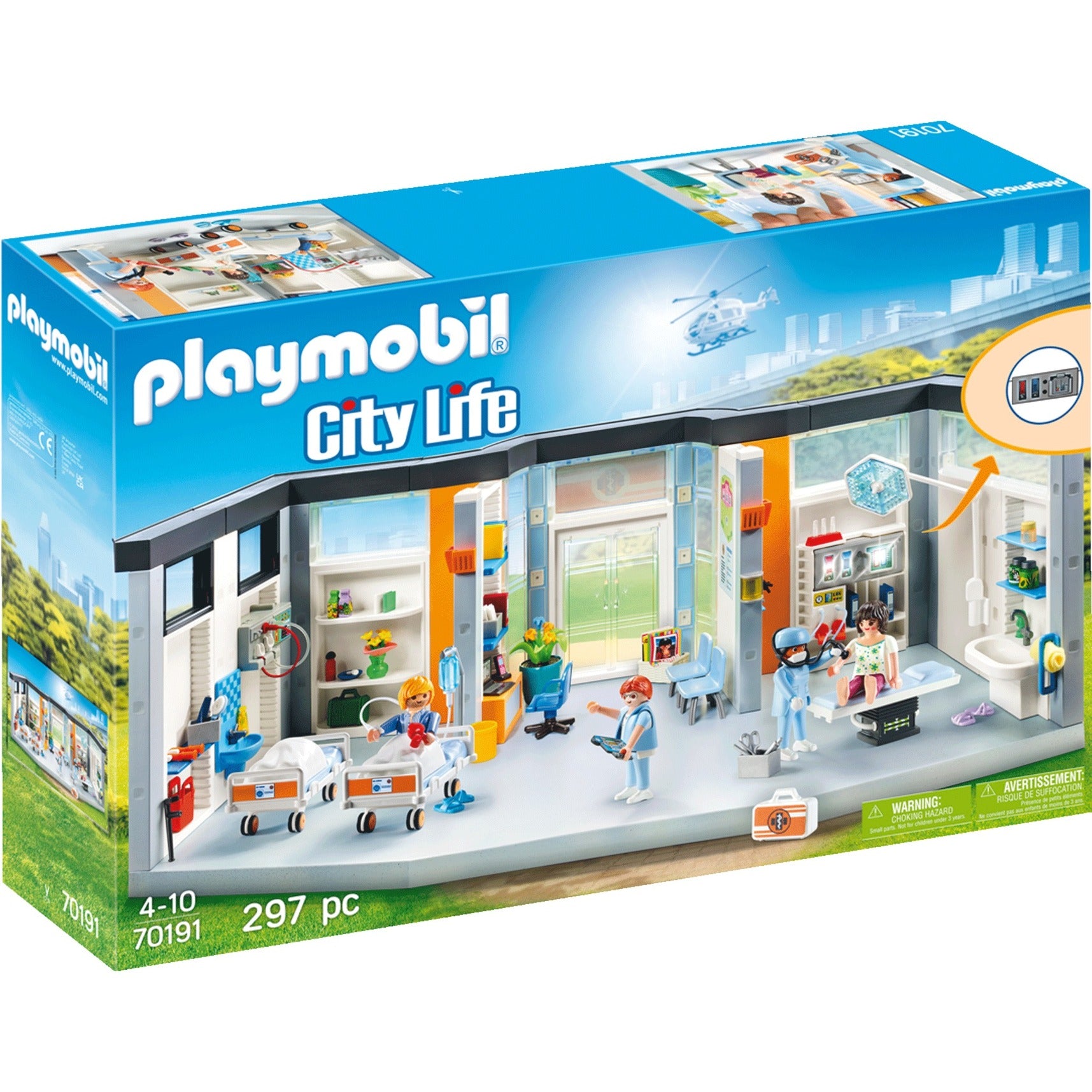 PLAYMOBIL PLAYMOBIL City Life Ziekenhuis met inrichting