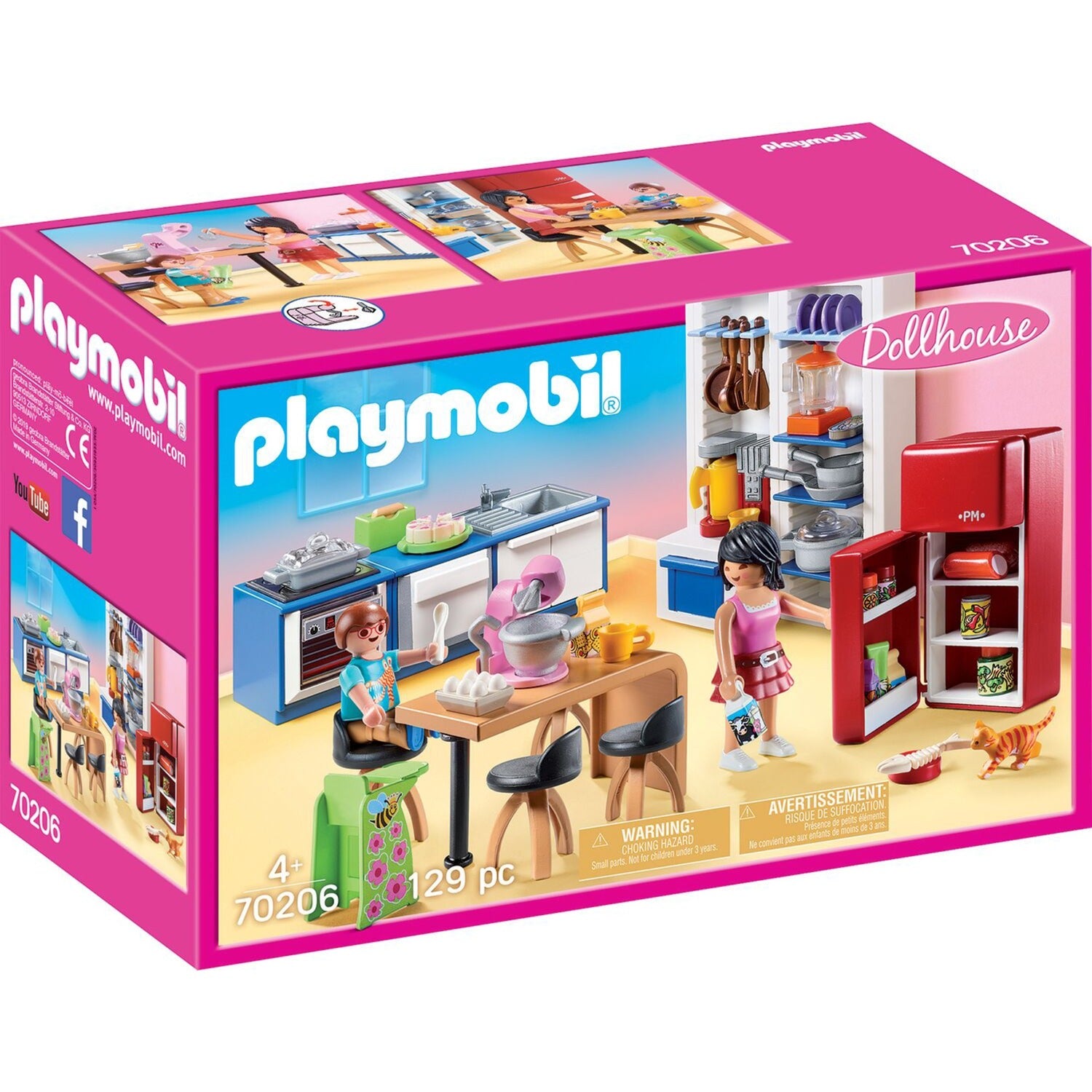 PLAYMOBIL Poppenhuis Leefkeuken 70206