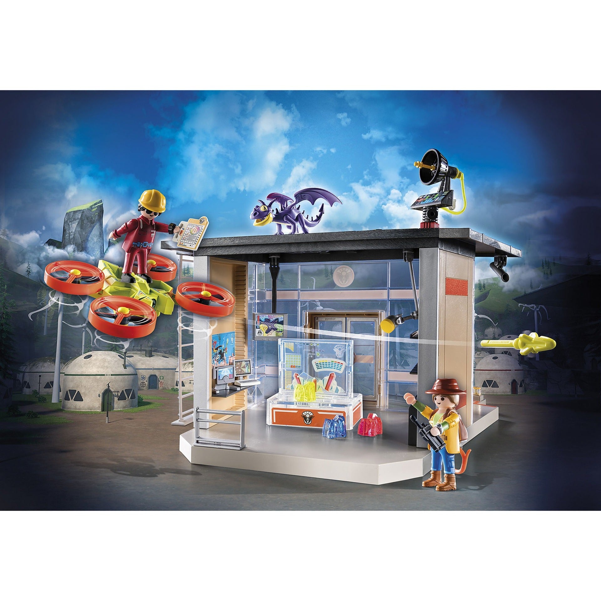 PLAYMOBIL Draken: De Negen Rijken Icaris Lab 71084