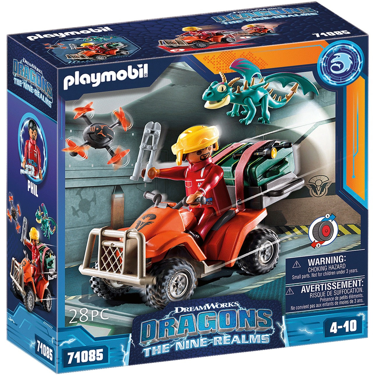 PLAYMOBIL PLAYMOBIL Draken: De Negen Rijken Icaris Quad Phil