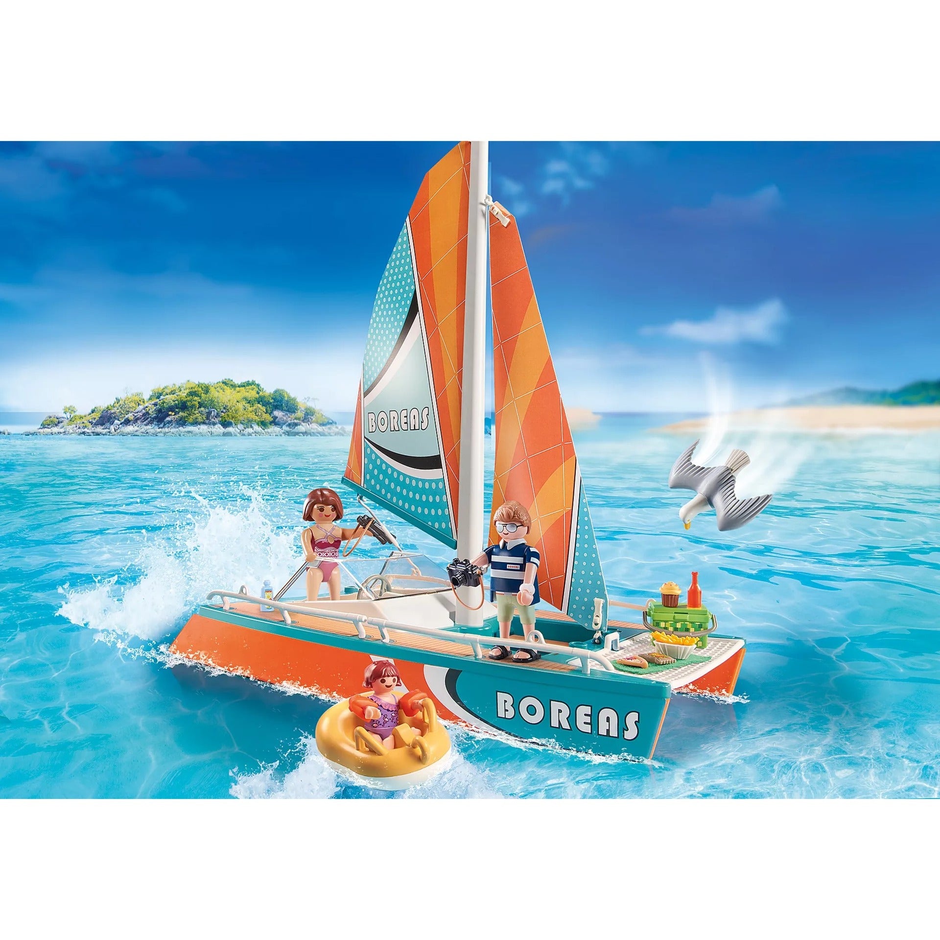 PLAYMOBIL Familieplezier Catamaran 71043